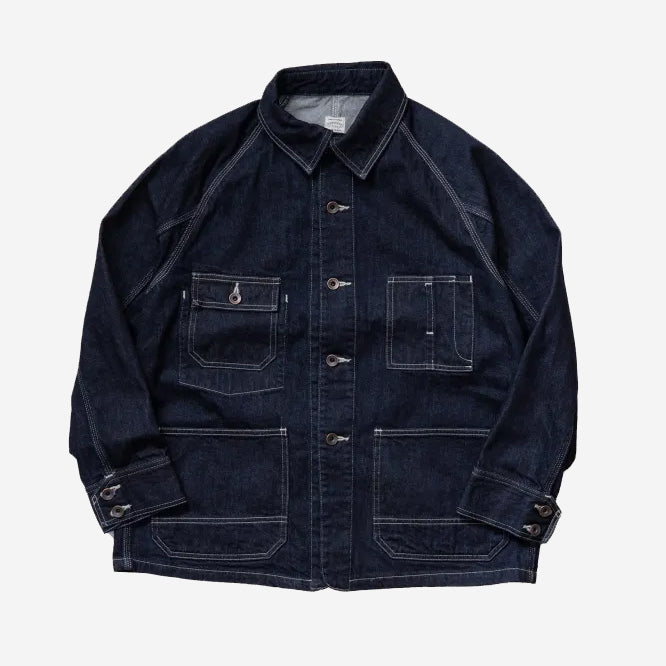 015OW - Denim US Coverall - One Wash Indigo