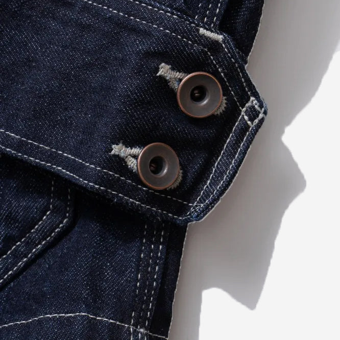 015OW - Denim US Coverall - One Wash Indigo