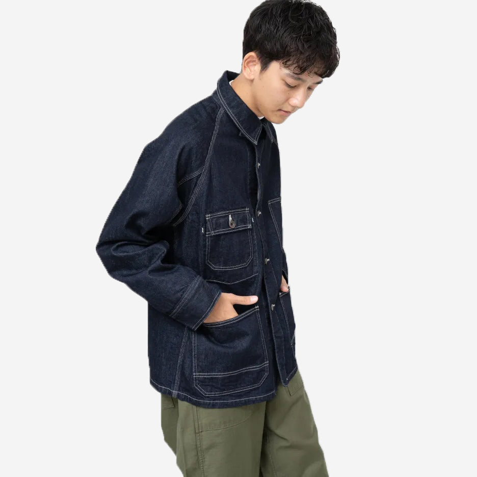 015OW - Denim US Coverall - One Wash Indigo