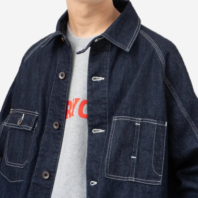 015OW - Denim US Coverall - One Wash Indigo