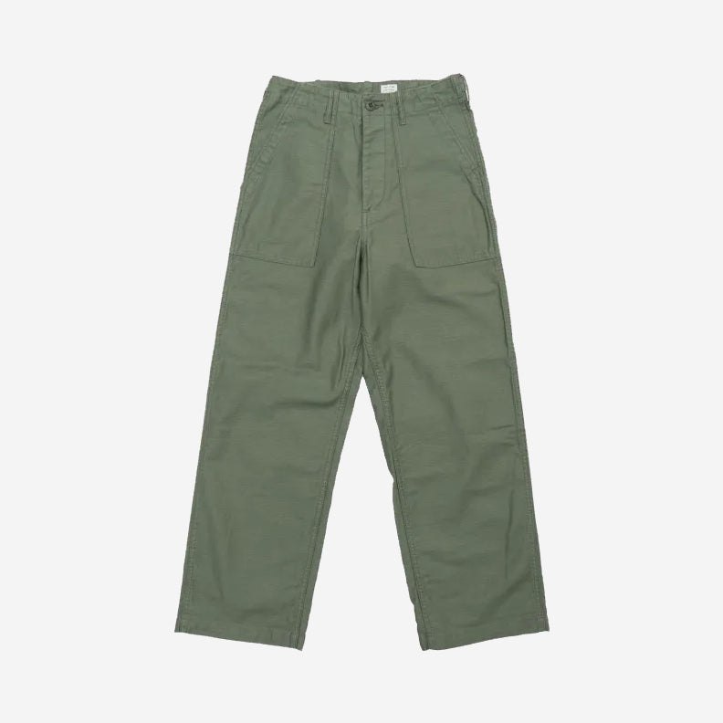 102 - Vintage Loose Fatigue Pants - Loden Green