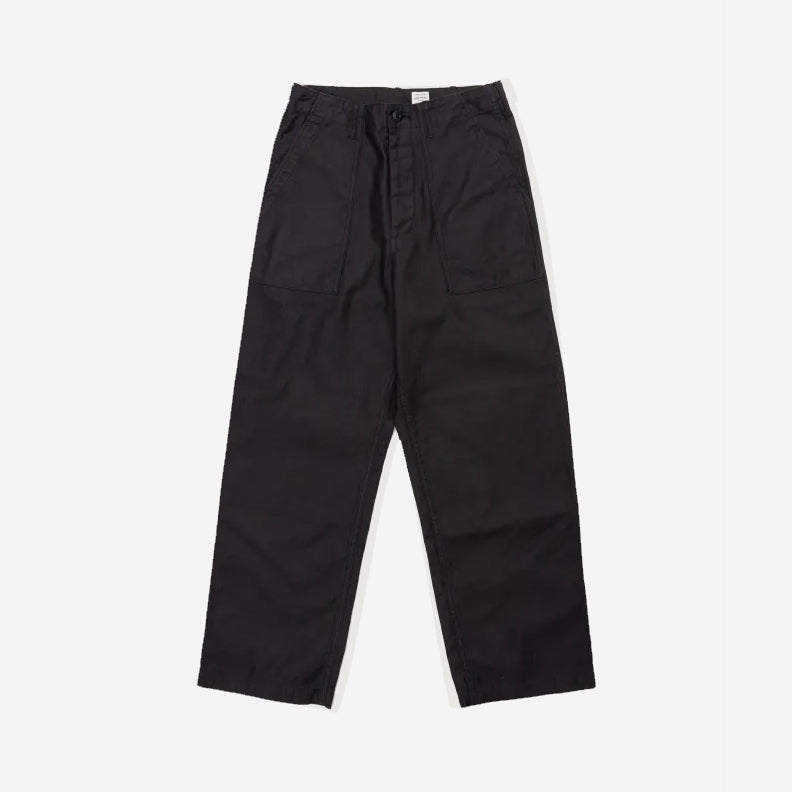 102 - Vintage Loose Fatigue Pants - Black