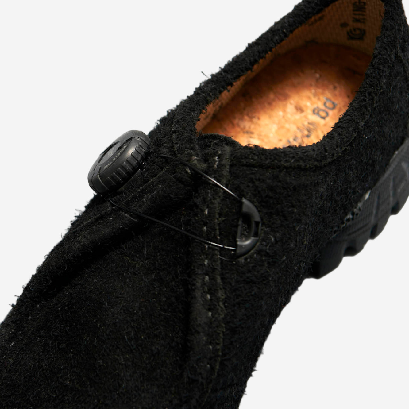 Knock 2 KTX Shaggy Suede Shoes - Black