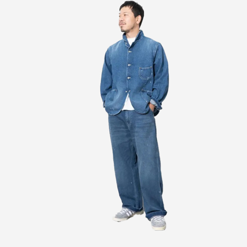 Bell 10.5 oz Denim Work Jacket - Used Indigo