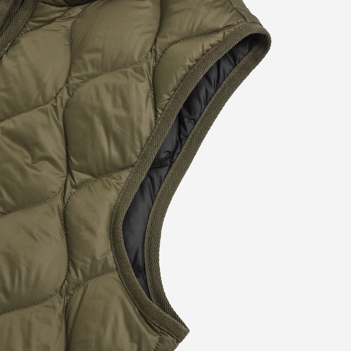 Military Zip V-Neck Down Soft Shell Vest - Cobalt