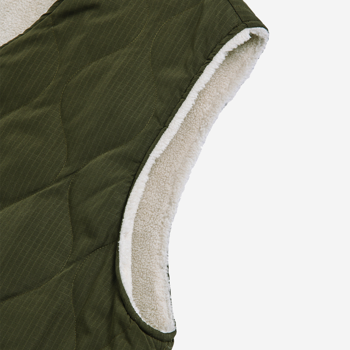 Military Reversible Down x BOA Fleece Vest - Paint Camo x Mocha