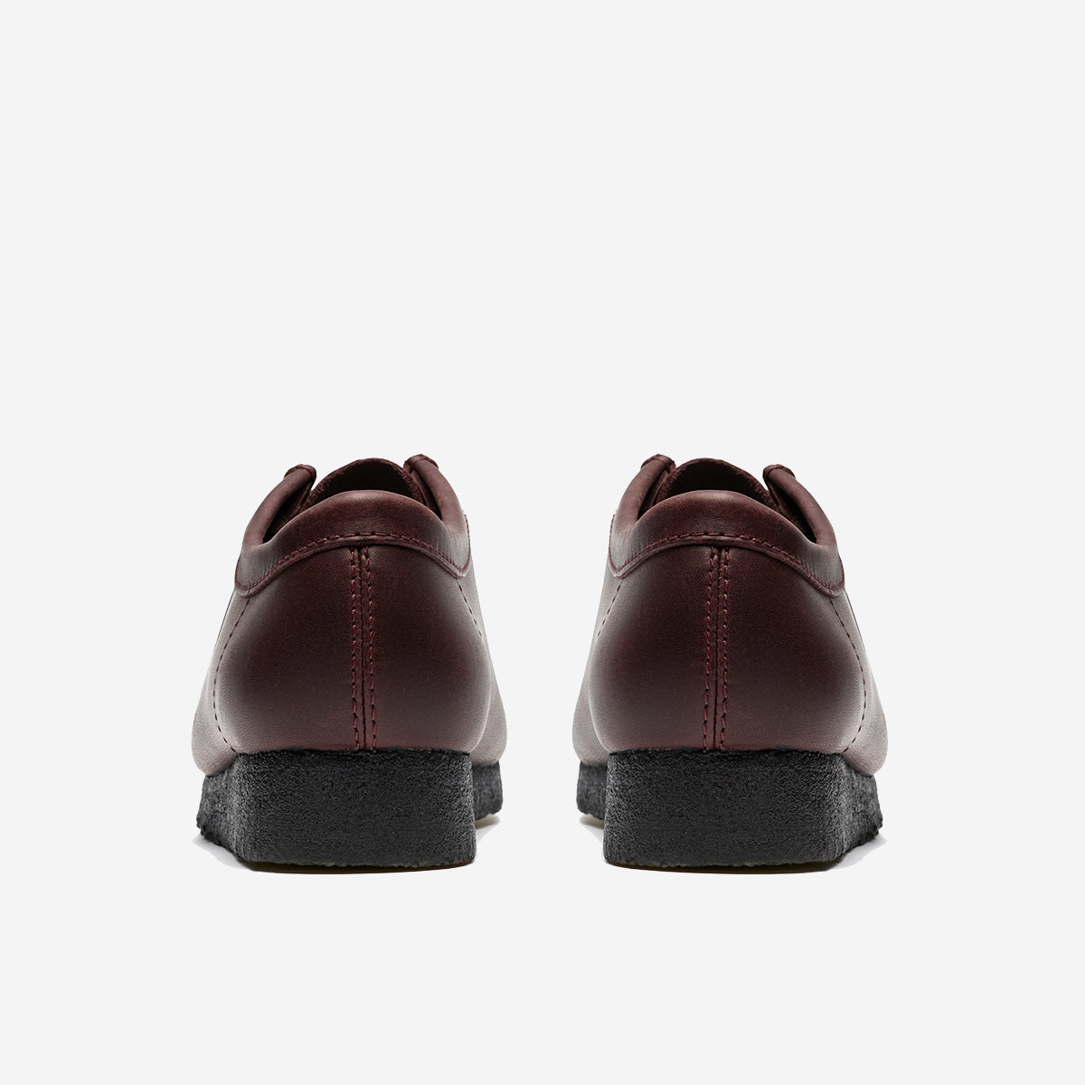 Wallabee Leather Derby Shoes - Purple Grape