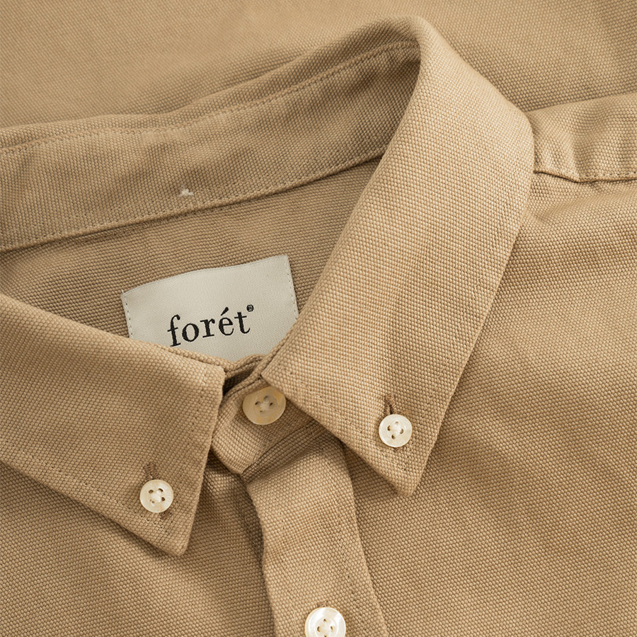 Bear Canvas Shirt - Curry
