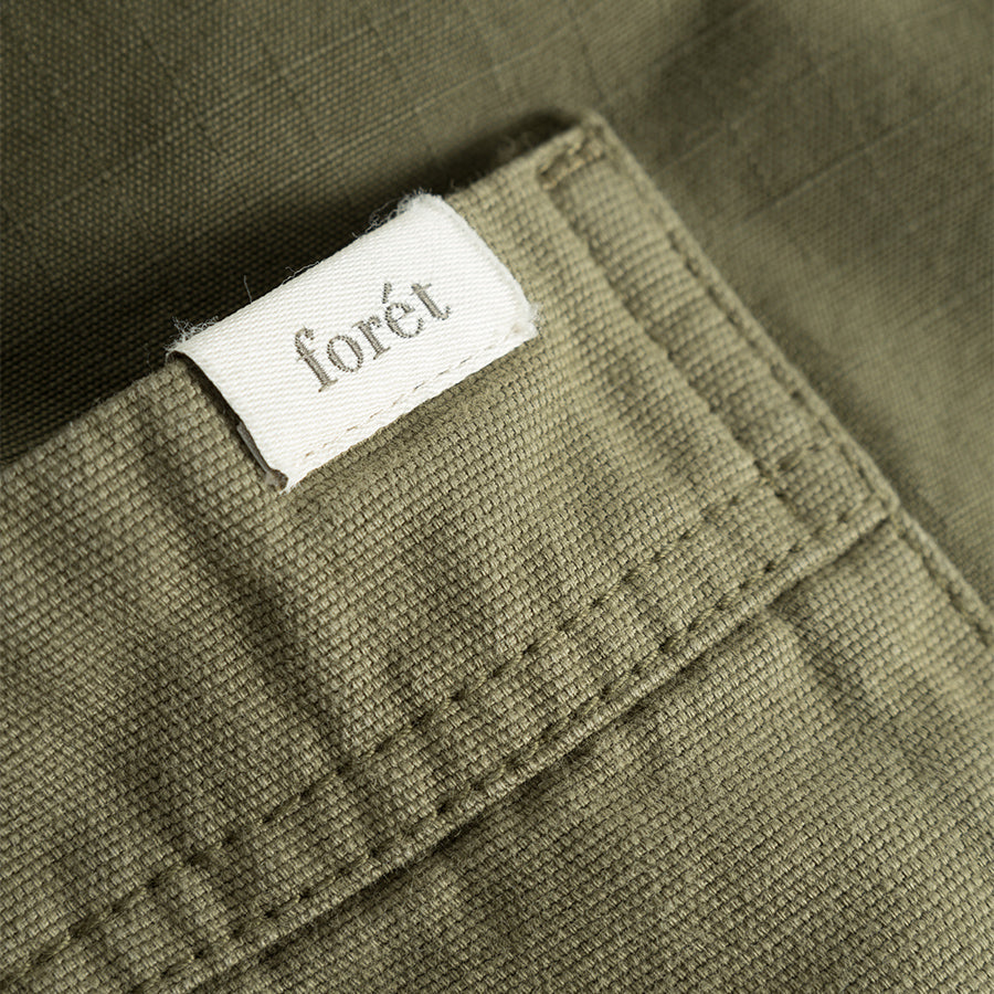 Amble Ripstop Overshirt - Army Green