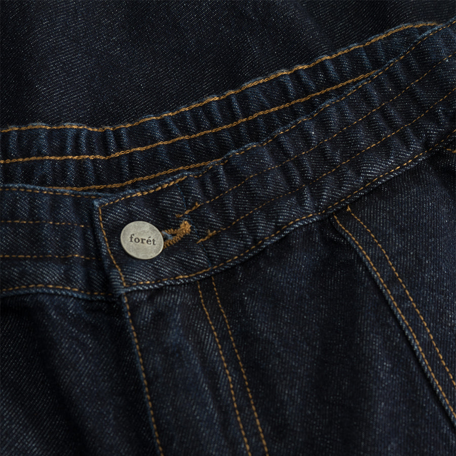 Sienna Denim Easy Pants - Dark Indigo