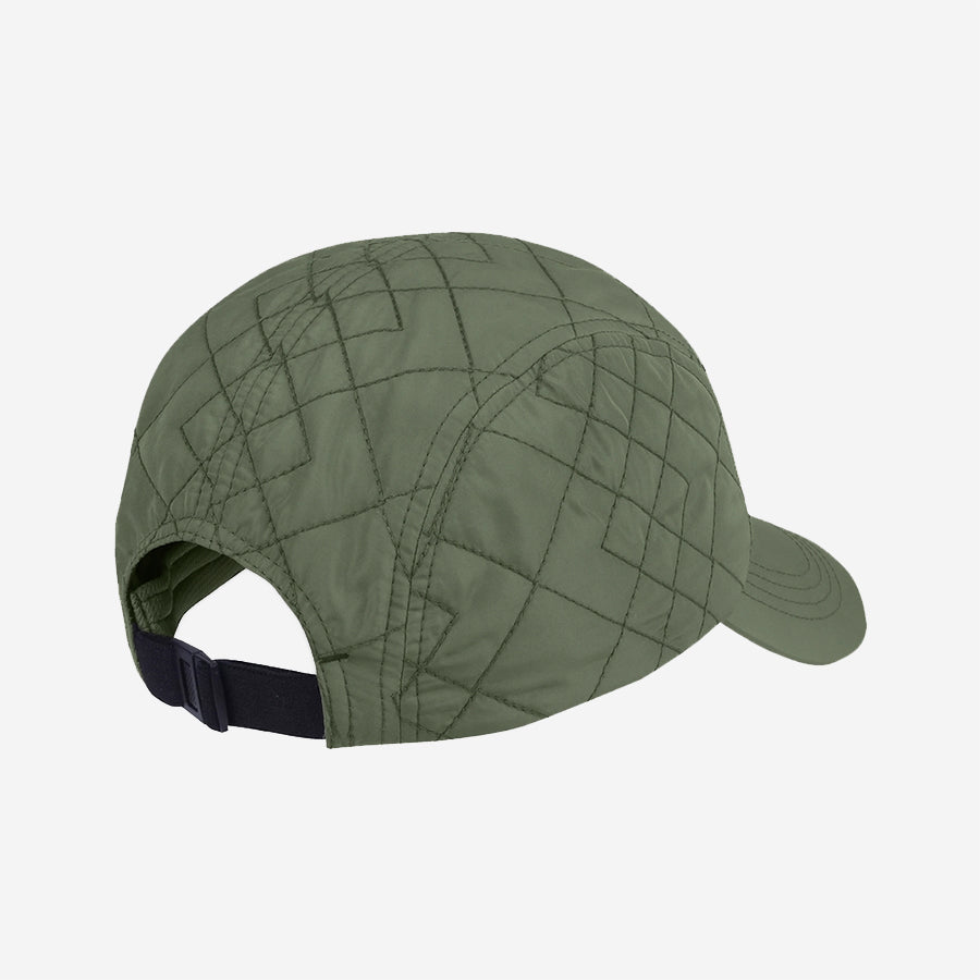 5-Panel Quilted Cap - Deep Olive