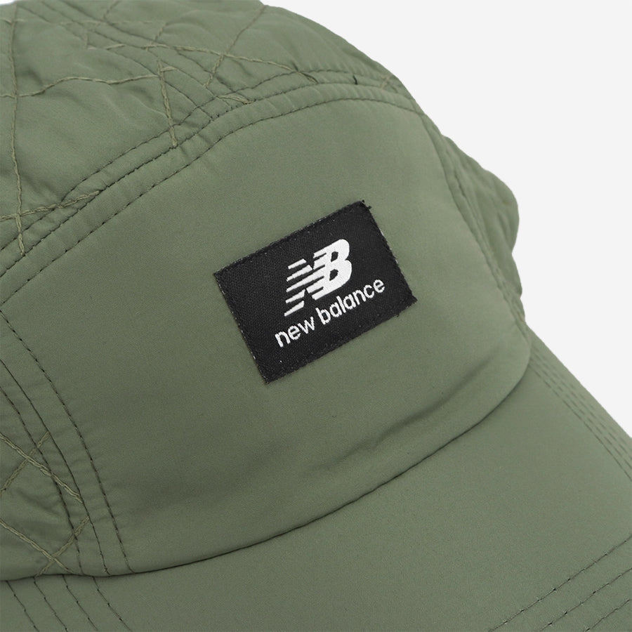 5-Panel Quilted Cap - Deep Olive
