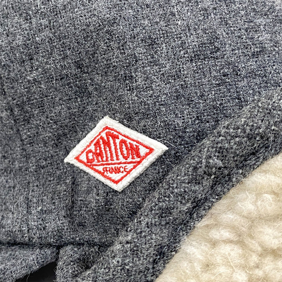 Wool Boa Pilot 6-Panel Cap - Charcoal