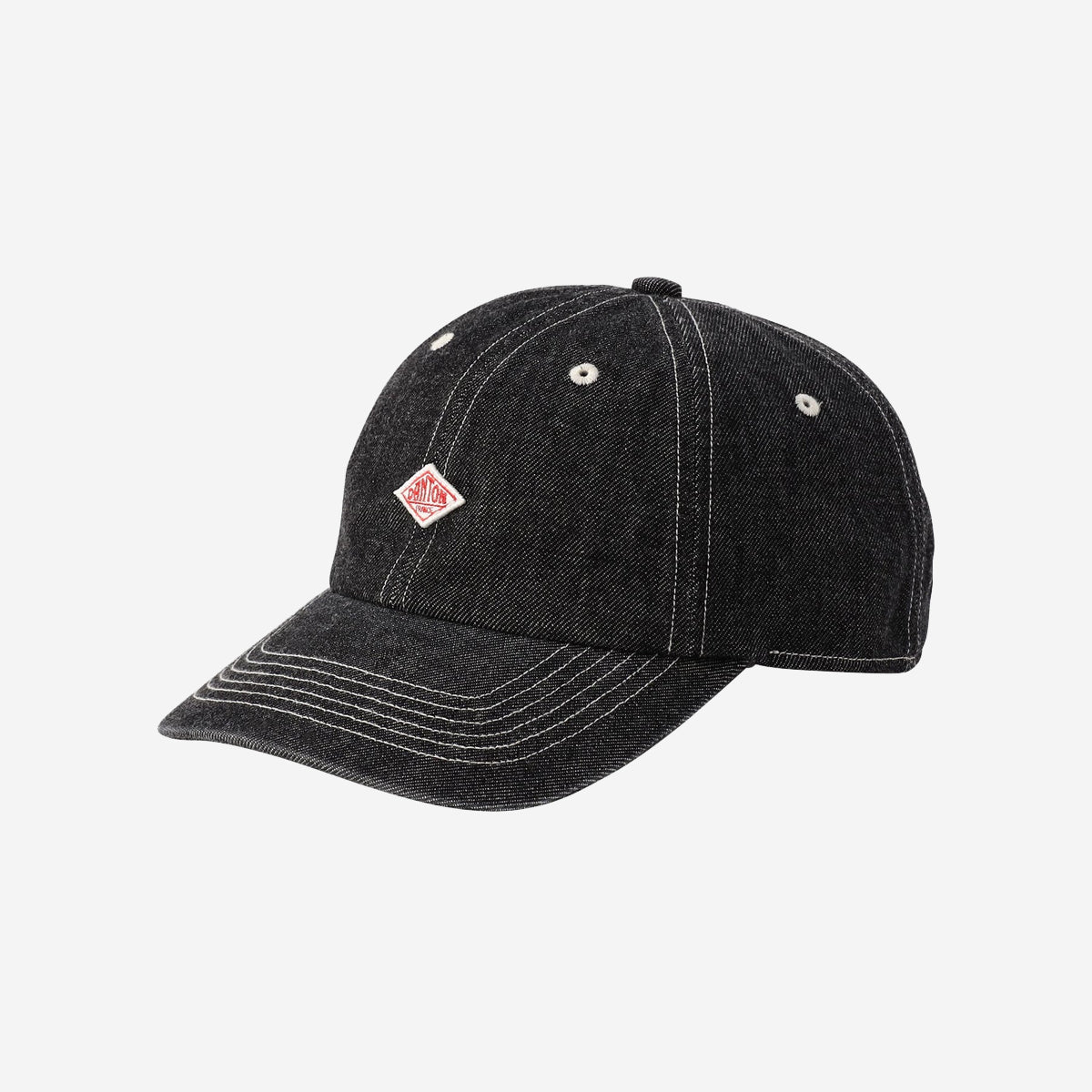Color Denim 6 Panel Cap　BLACK FADE DANTON - 6-Panel 10.5 oz Denim Cap - Black – Muddy George