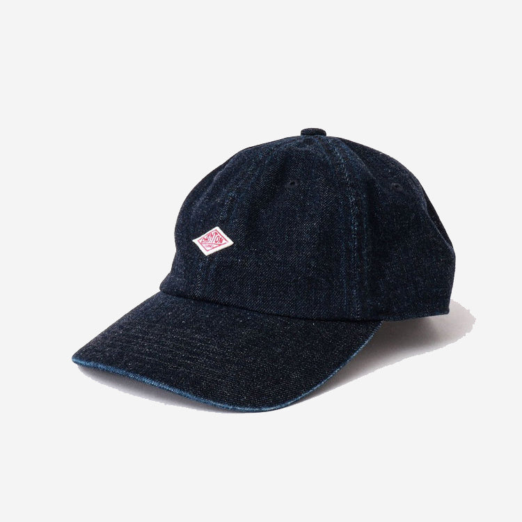 6-Panel Washed Denim Cap - Indigo