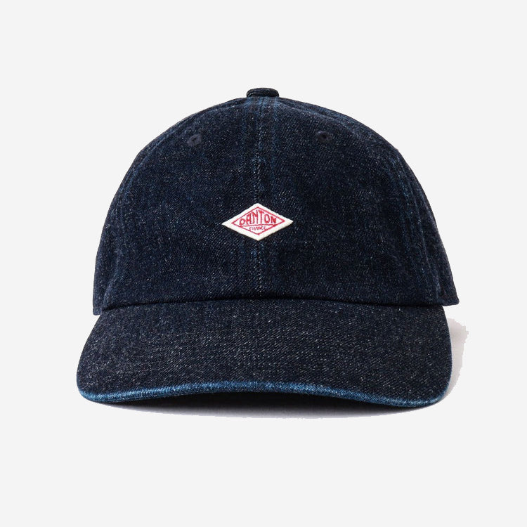 6-Panel Washed Denim Cap - Indigo