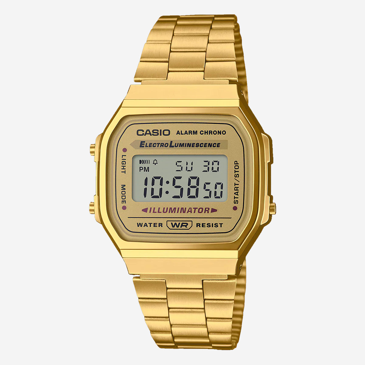 A168WG-9 Casio Vintage Watch - Gold