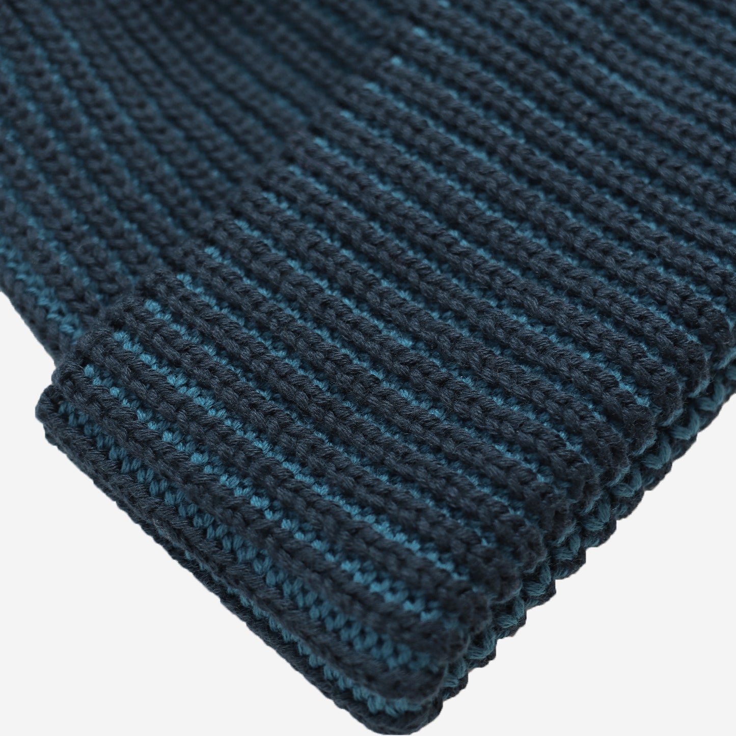 Ribbed OC Knit Beanie - Navy/Blue
