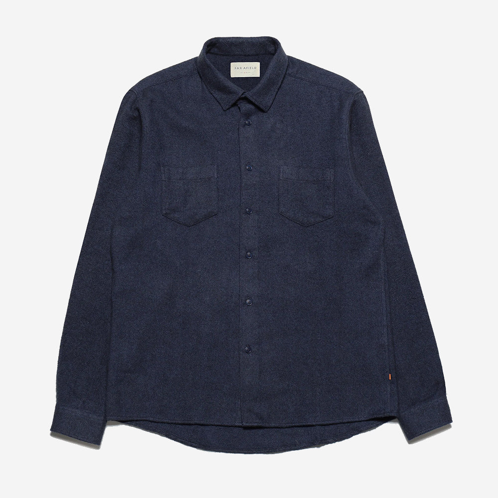 Classic 2 Pocket L/S Shirt - Insignia Blue