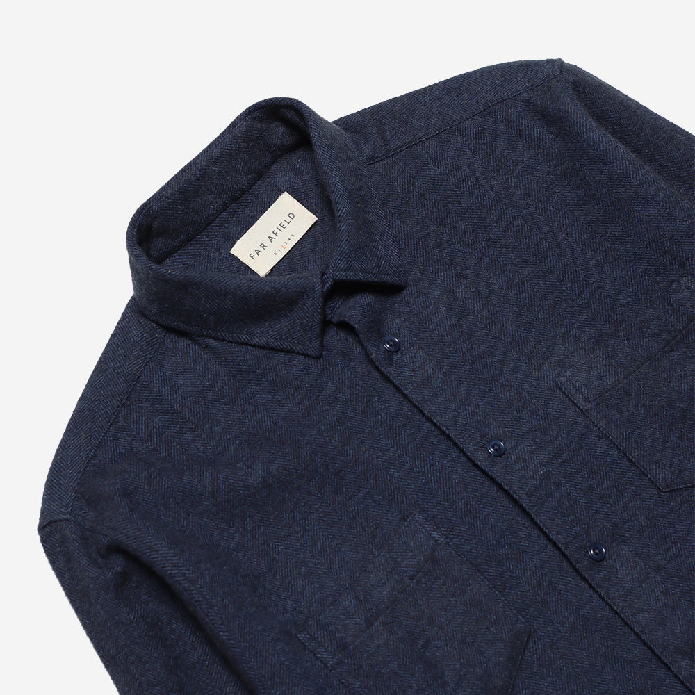 Classic 2 Pocket L/S Shirt - Insignia Blue
