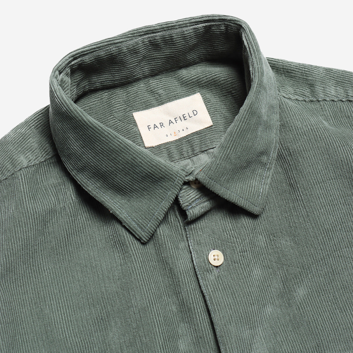 Classic Two Pocket Corduroy Shirt - Forest Green