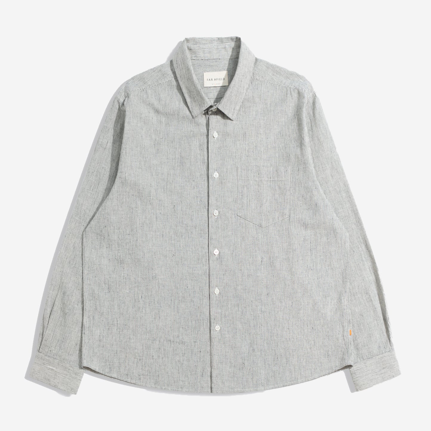 Day Yarn Dyed Stripe Shirt - Stone/Navy