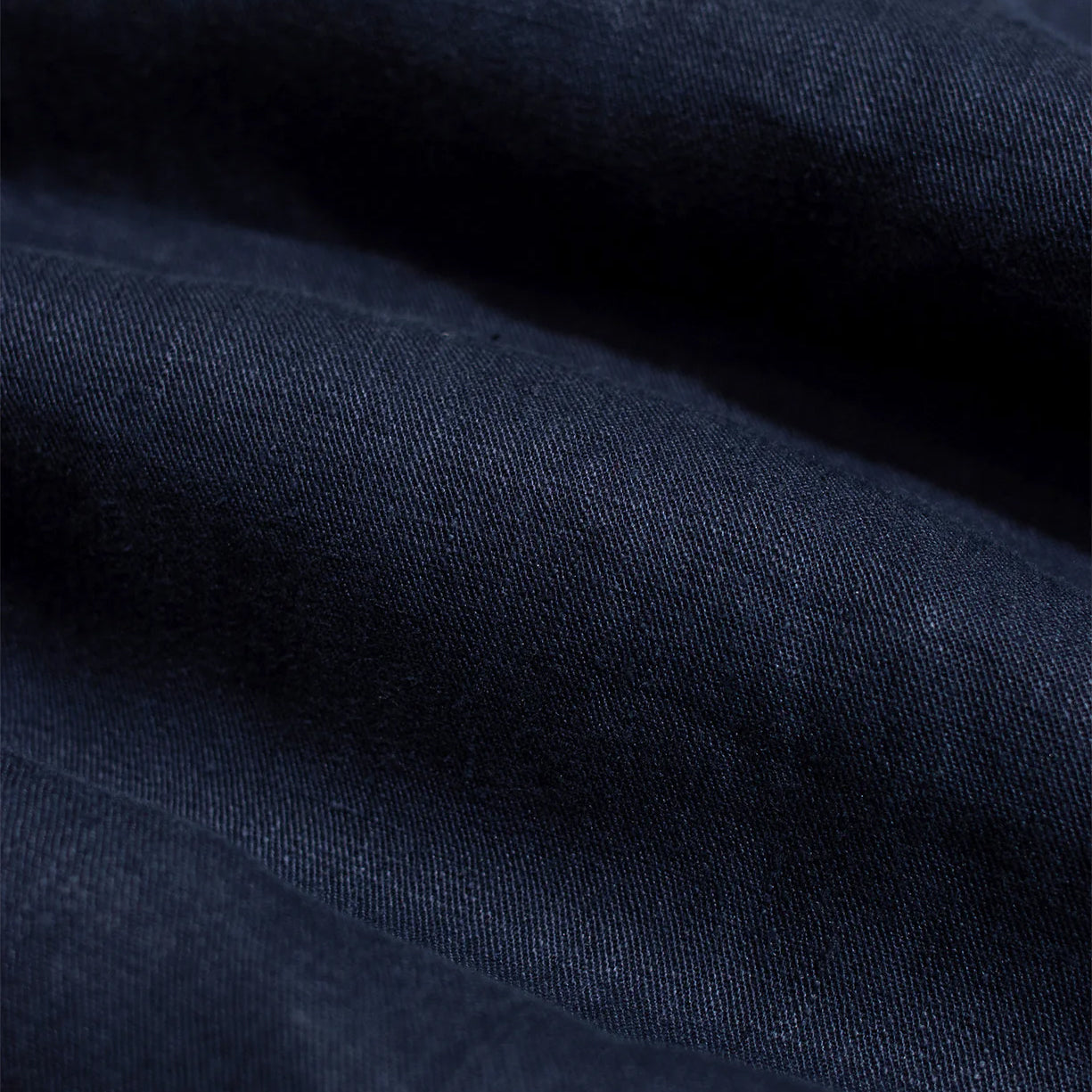 Double Pleat Washed Linen Shorts - Navy Iris