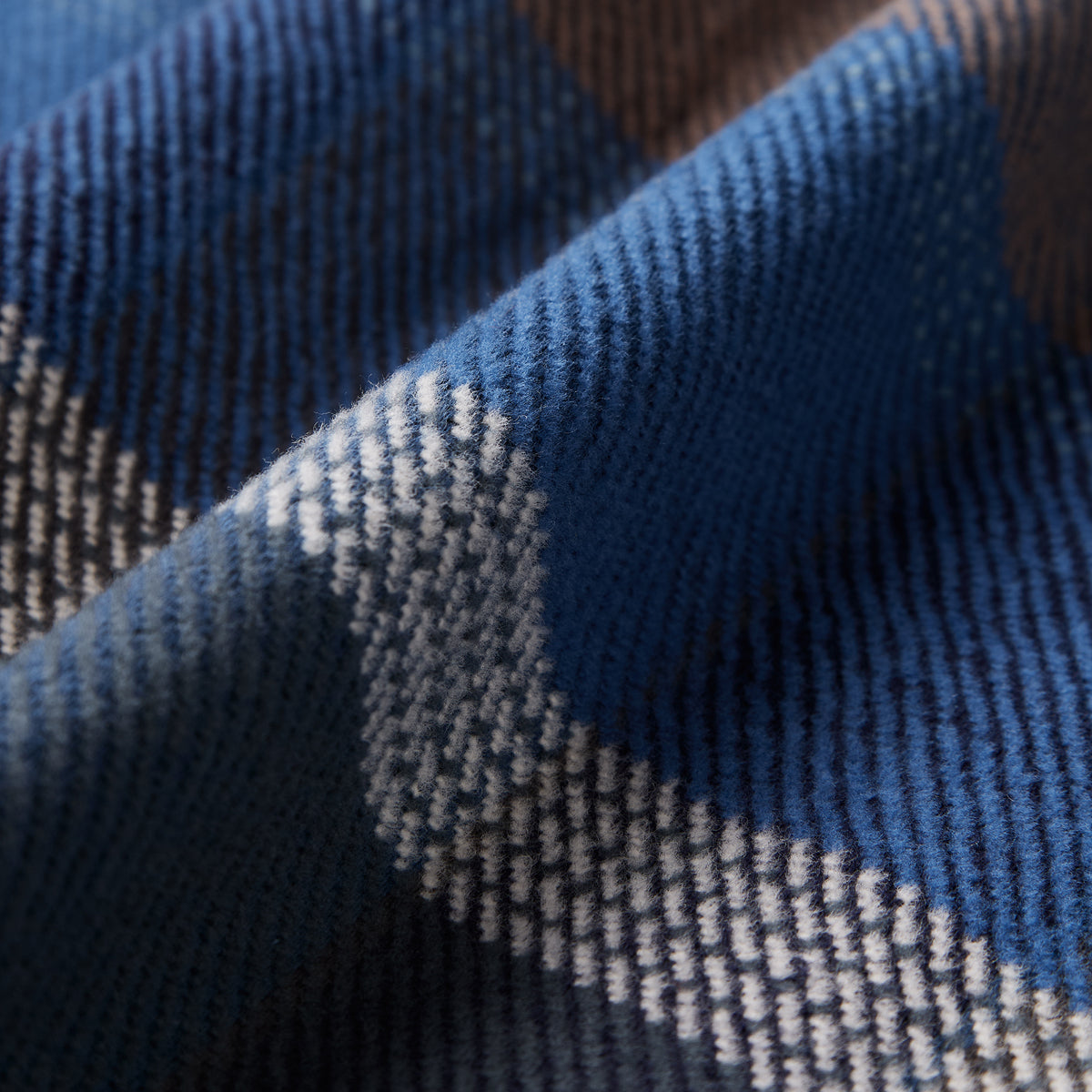 Alpino Plaid Flannel Shirt - Blue/Brown
