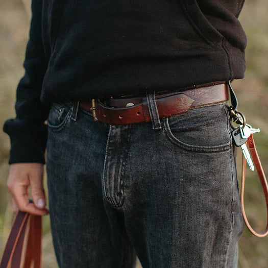 Ashfield Daily 9oz Leather Belt - Brown