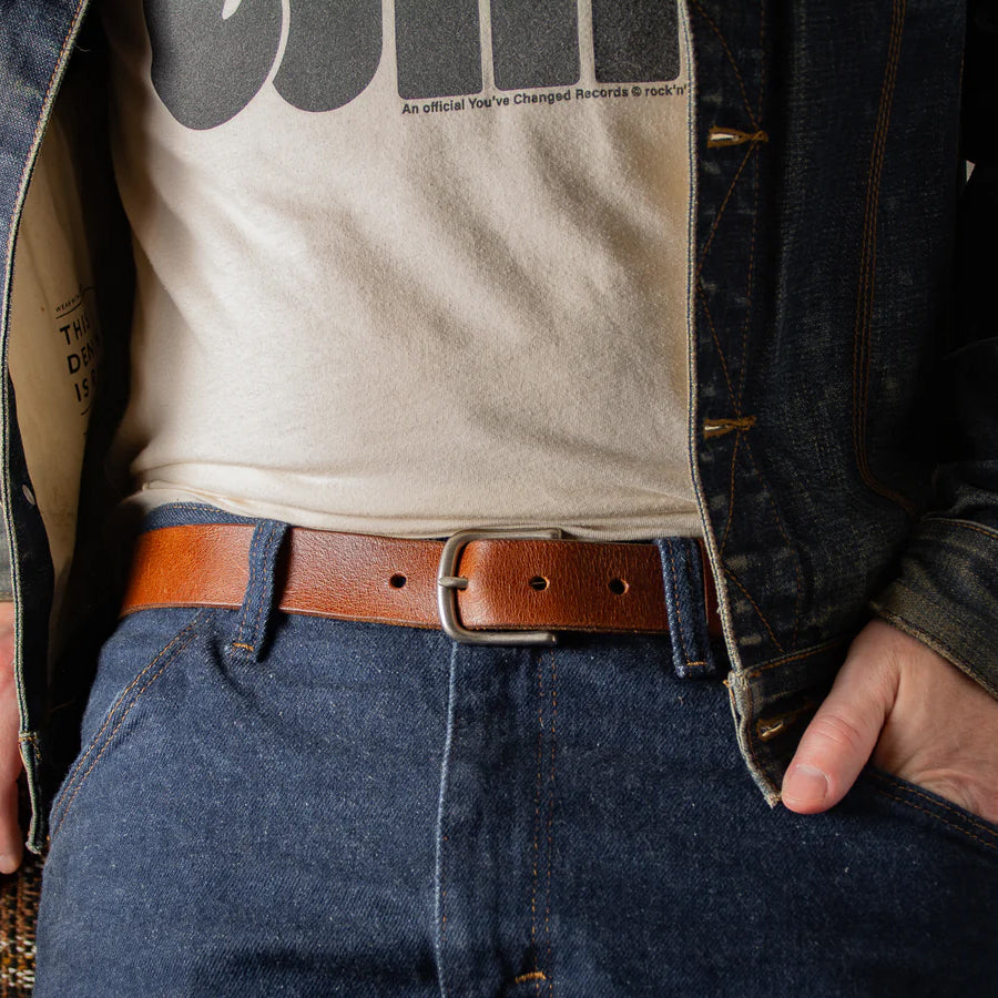 Ashfield Daily 9oz Leather Belt - Tan