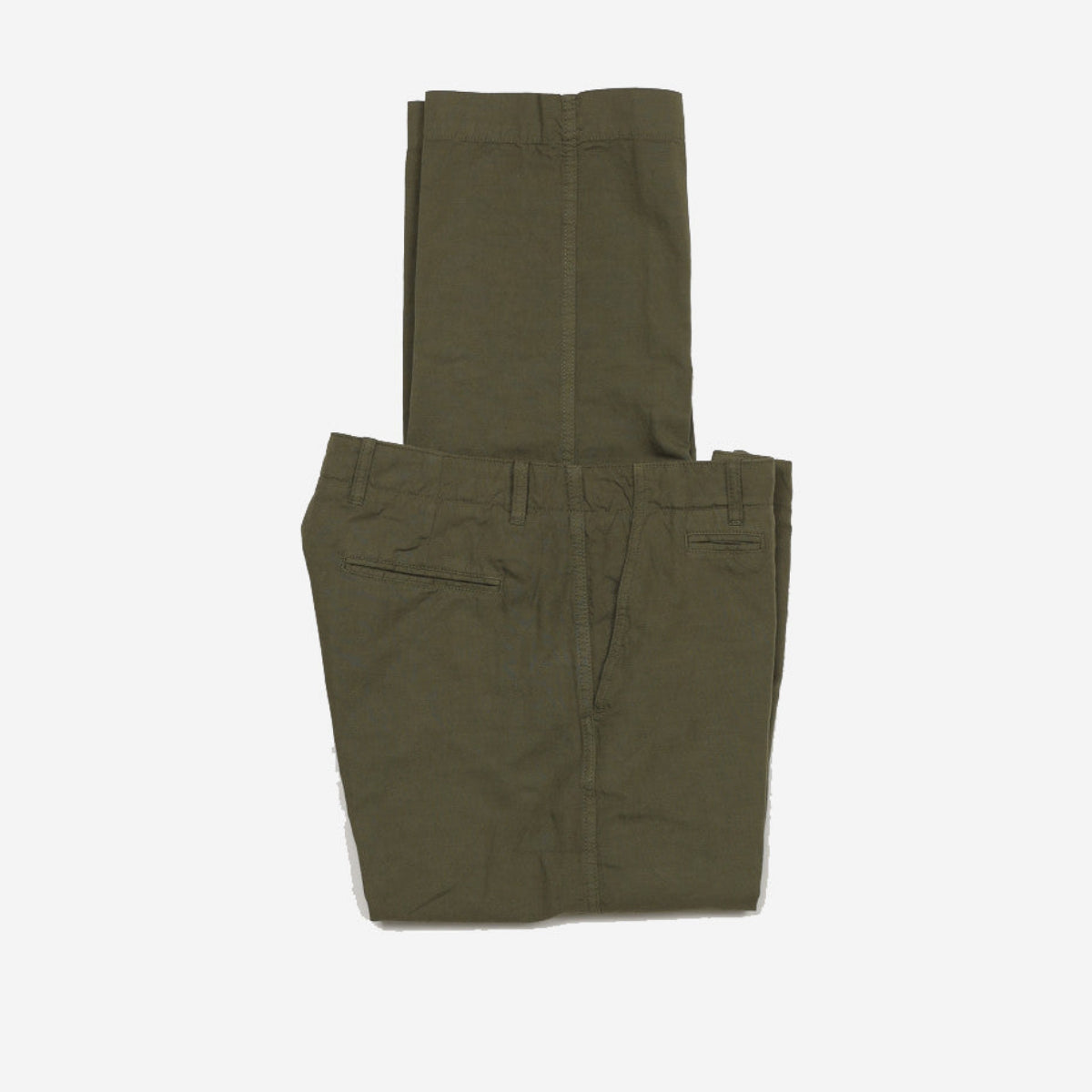Axel Washed C/L Canvas Pant - Military Green