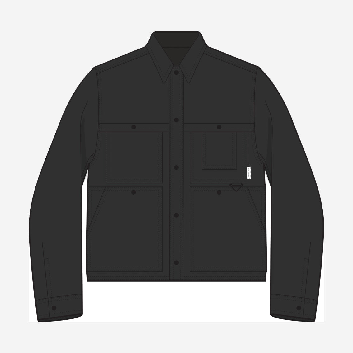 Airport Jacket Vintage Twill - Black