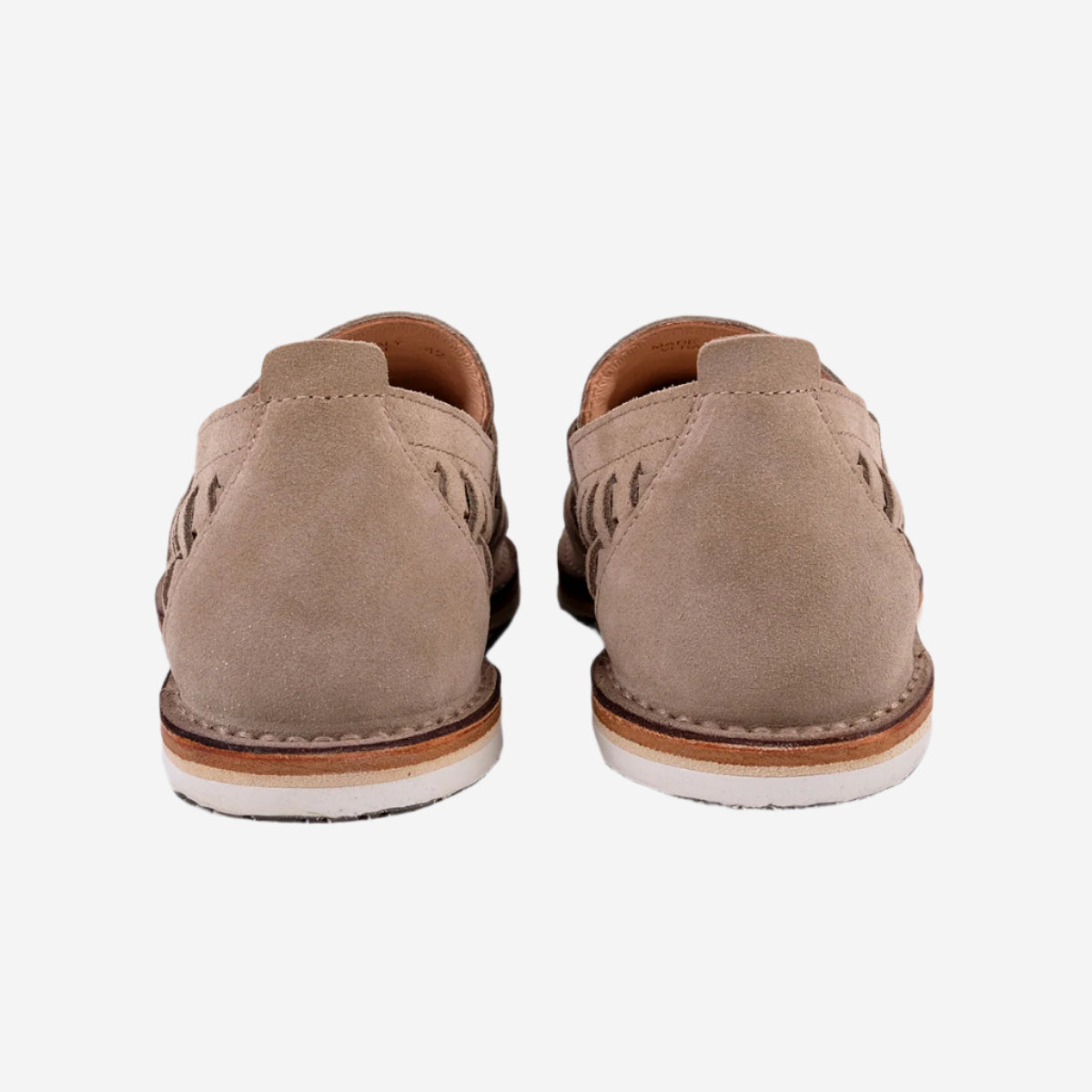 Arakflex Suede Braided Loafer - Stone