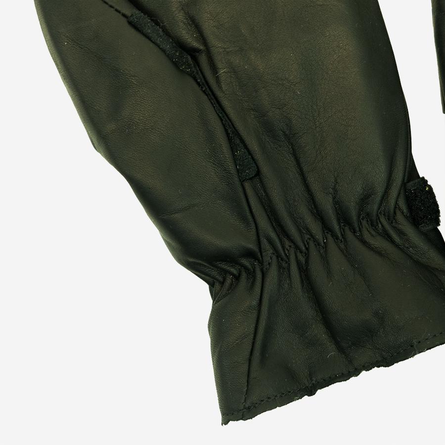 Arctic 3 Leather Mitts - Black