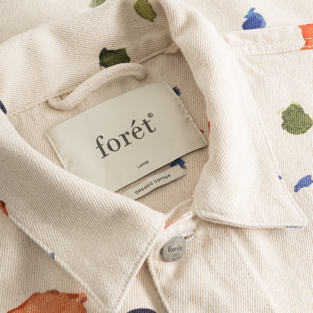 Artwork Overshirt - Undyed Paint