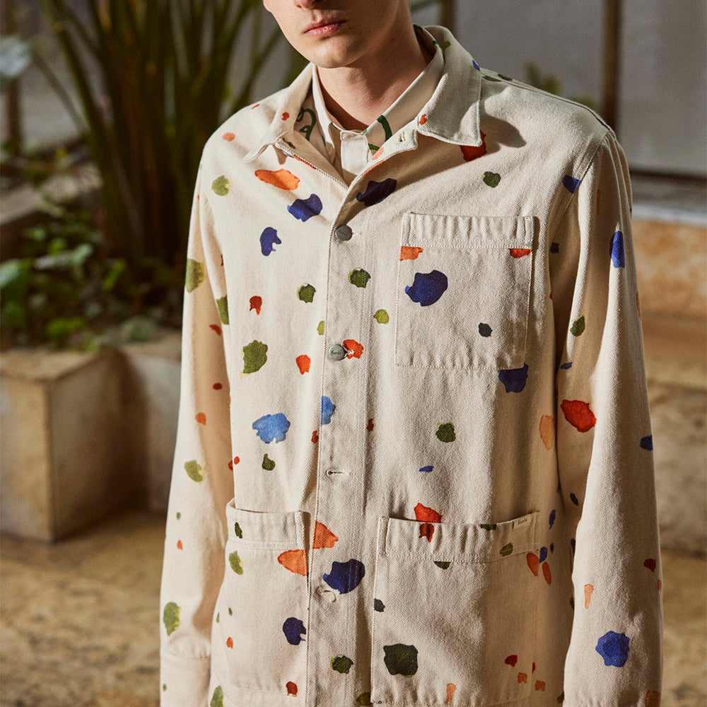 Artwork Overshirt - Undyed Paint
