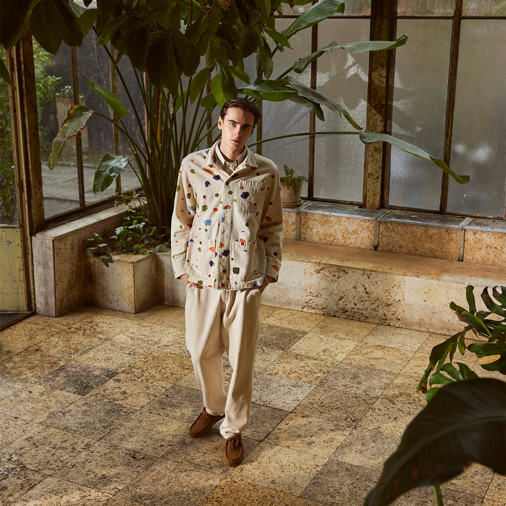 Artwork Overshirt - Undyed Paint