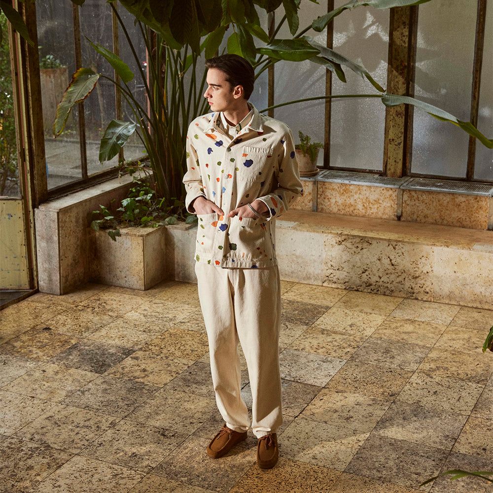 Artwork Overshirt - Undyed Paint