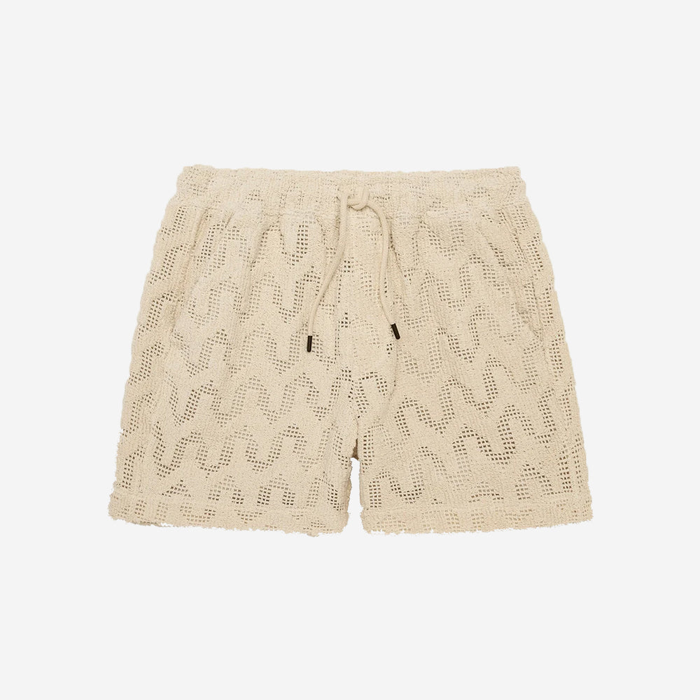 Atlas Crochet Shorts - Ecru