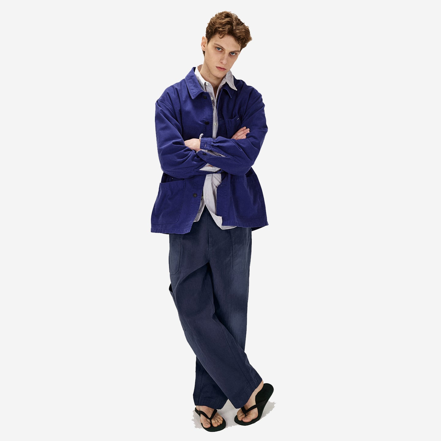 Bleached USAF HBT Pants - Faded Blue