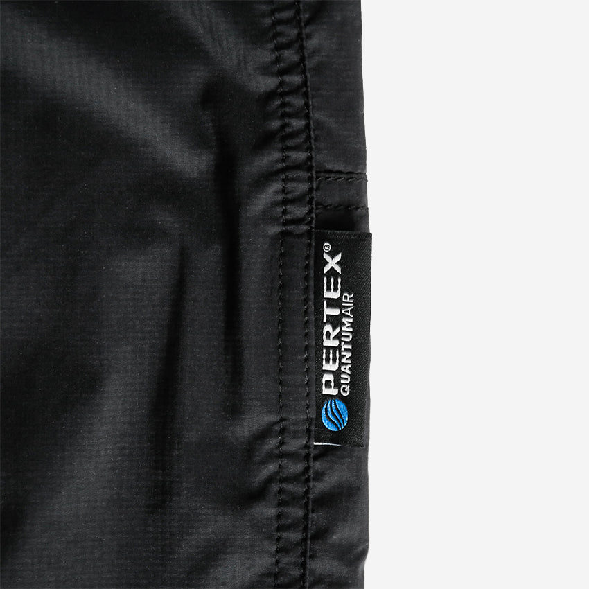 Buckle Wind Hooded Vest - Black