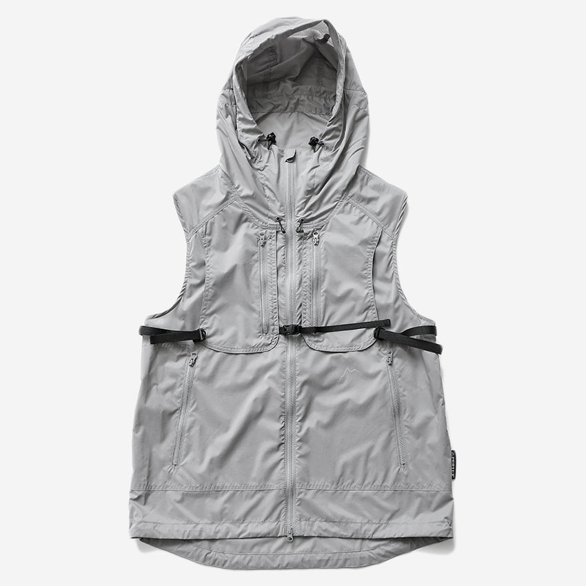 CAYL - Buckle Wind Hooded Vest - Grey – Muddy George