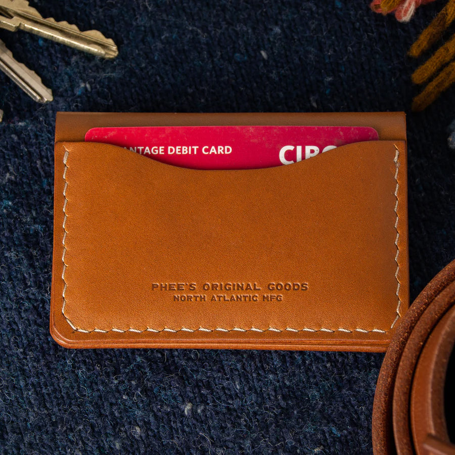 Belfry Bi-Fold Pocket Leather Wallet - Tan
