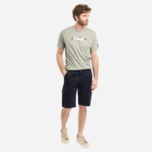 Bermuda Cargo Shorts - Rich Navy