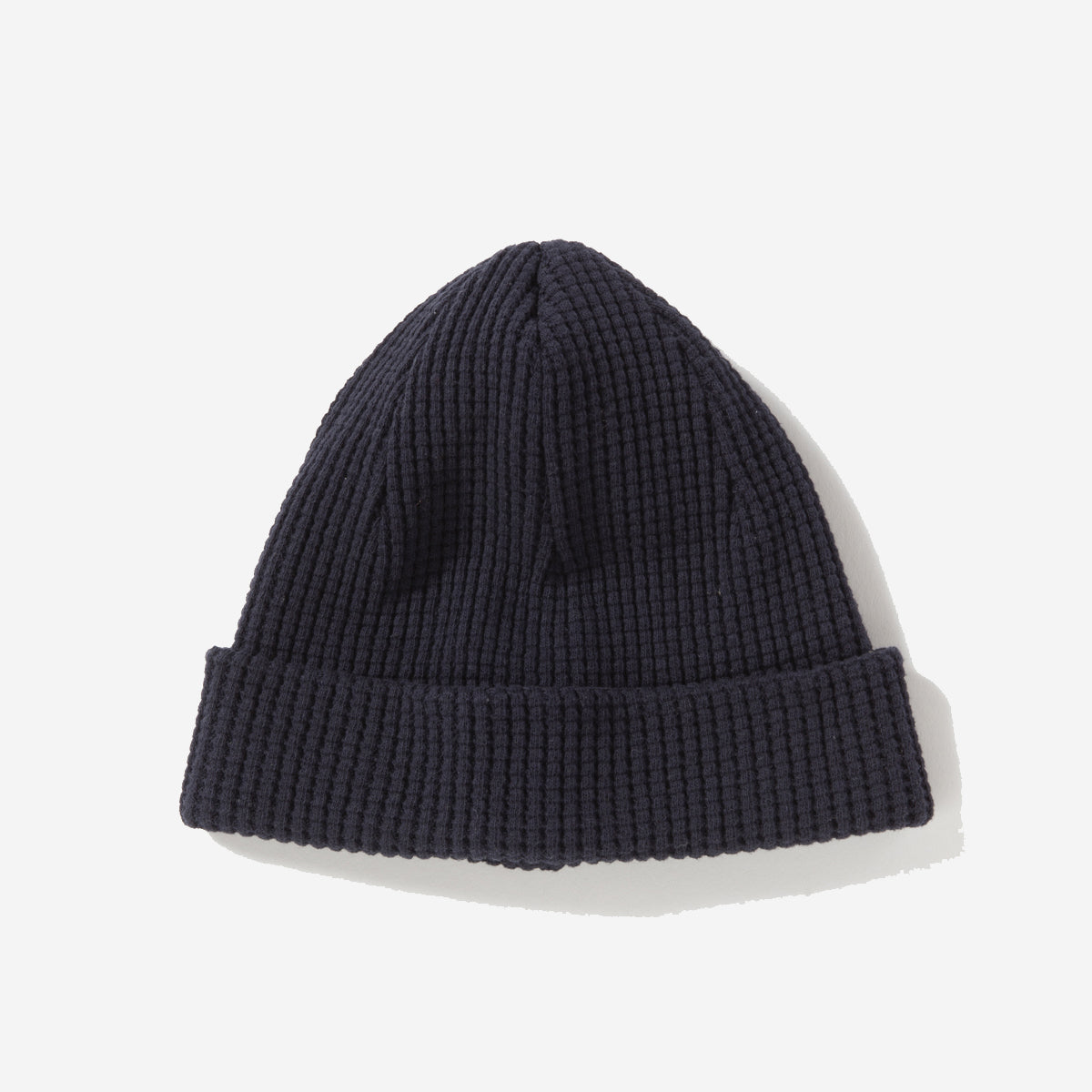 Big Waffle Knit Beanie - Deep Navy