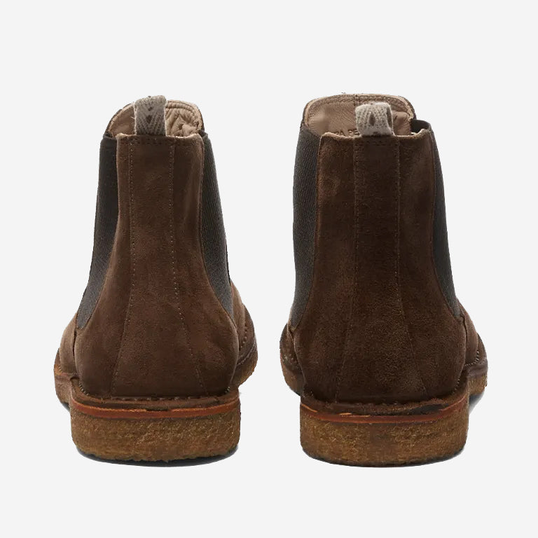 Bitflex Suede Chelsea Boot - Dark Chestnut