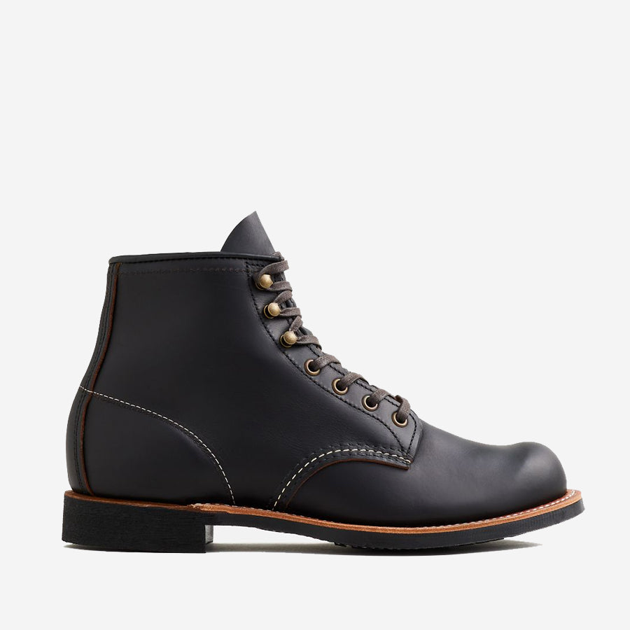 Blacksmith 6-Inch Leather Boots - Black Prairie