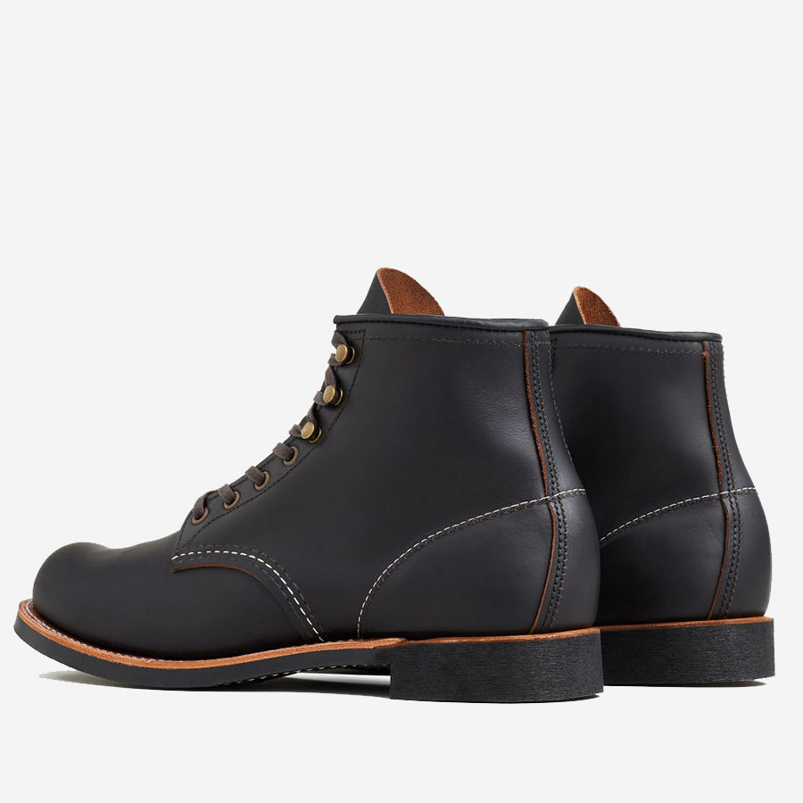 Blacksmith 6-Inch Leather Boots - Black Prairie