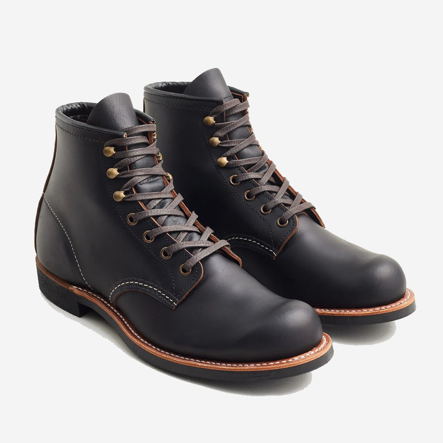 Blacksmith 6-Inch Leather Boots - Black Prairie