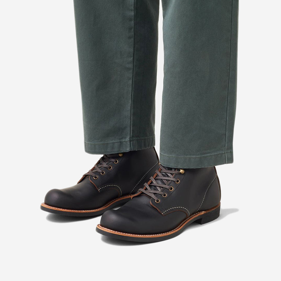 Blacksmith 6-Inch Leather Boots - Black Prairie